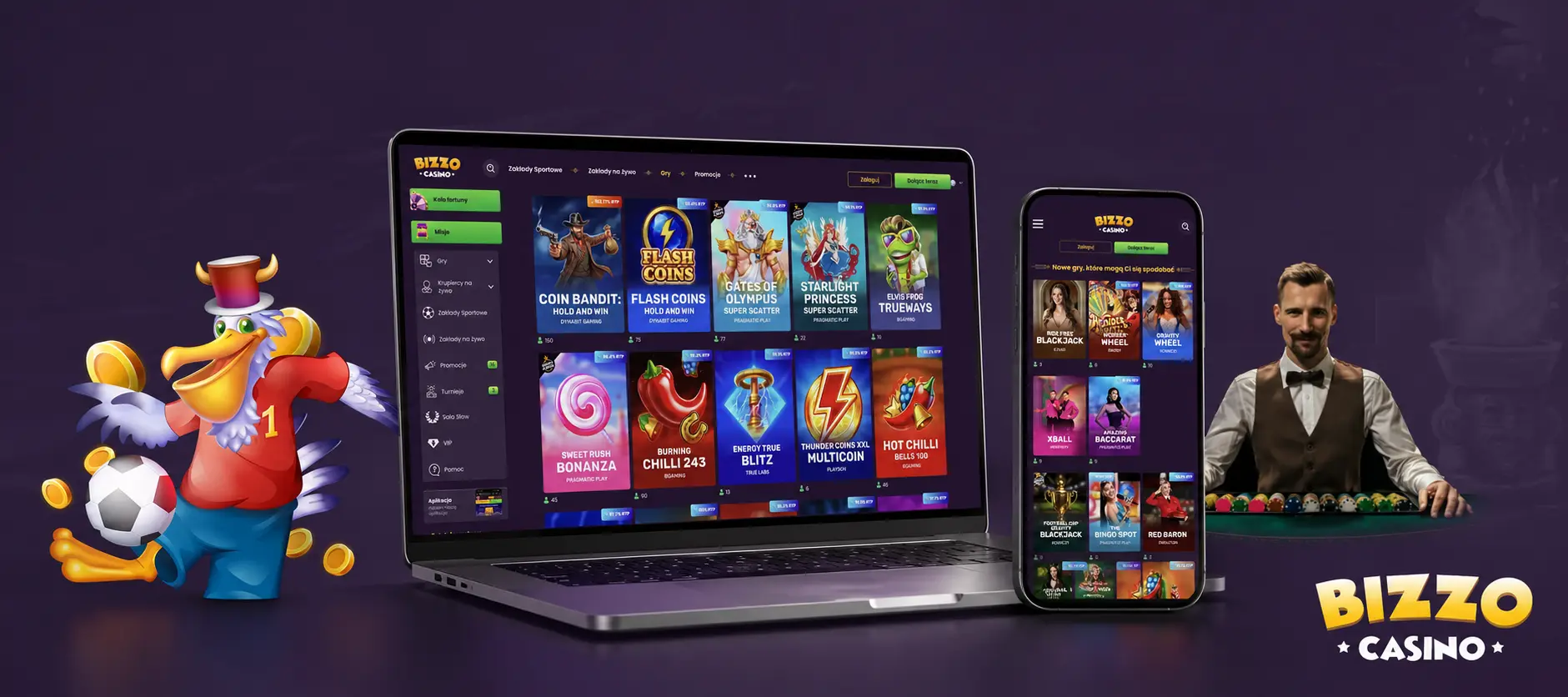 Jak aktualizować aplikację Bizzo Casino
